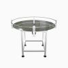 Globaltek Stainless Steel 36" Dia. Accumulating Rotary Table (ROT-36OAN)