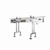 Globaltek Stainless Steel Raised Bed Sanitary Conveyor with Plastic Belt 4.5 Inches Wide