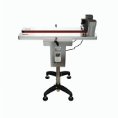 Globaltek Bottomless Conveyor Side Belt Transfer for Bottom Coder. Model TRA-37S